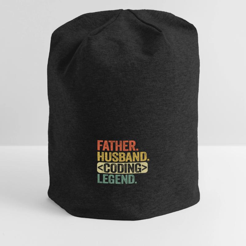 Vater Ehemann Coding Legende Programmierer Admin Jersey-Beanie