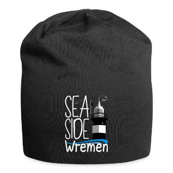 Moin Wremen Wurster NordseeKüste Phare - Bonnet en jersey - noir - Devant