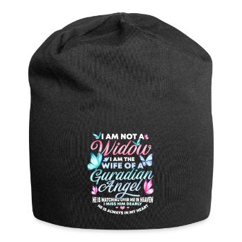 Widow of a Beautiful Man, Mourning, - Jersey Beanie - black - Front