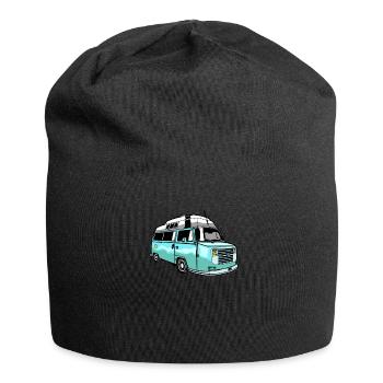 Camper Bus Caravane Bus - Bonnet en jersey - noir - Devant