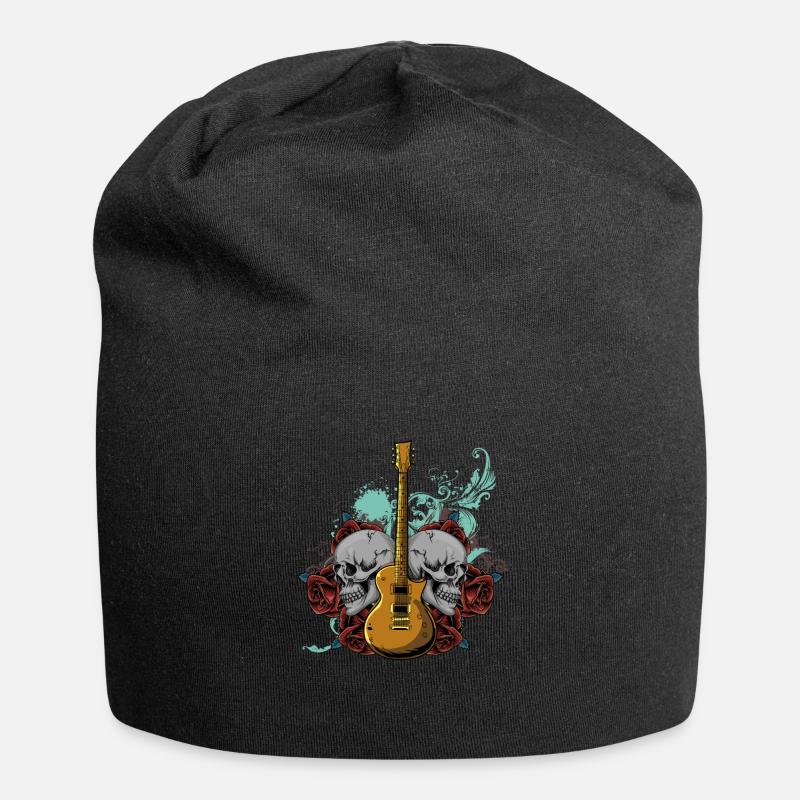 Guitare électrique guitare - Bonnet en jersey - noir