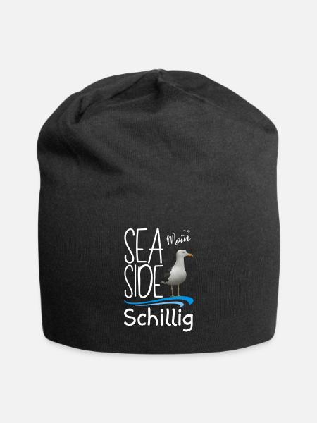 Schillig Nordsee Moin Insel Schillig Sea Side Möwe - Jersey-Beanie - Schwarz