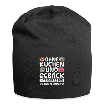Bäcker Backen Konditor - Jersey-Beanie - Schwarz - Vorne