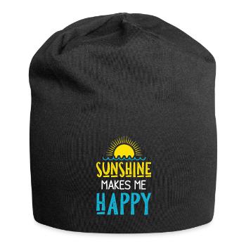 soleil soleil happy - Bonnet en jersey - noir - Devant