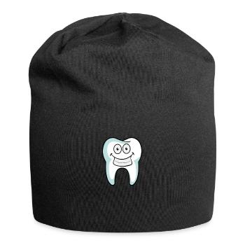 Zahnarzt Assistentin Zahnarzthelferin Zahnmedizin - Jersey-Beanie - Schwarz - Vorne