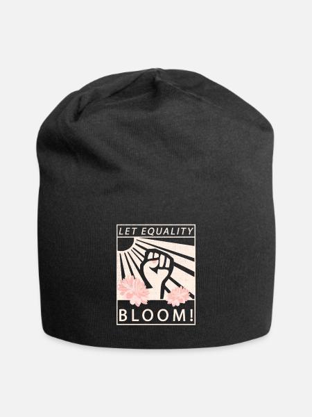 Equality Gleichberechtigung Feministin - Jersey-Beanie - Schwarz