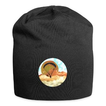 Paragliding Paragliding Paragliding Paragliding - Jersey Beanie - black - Front