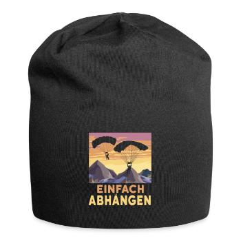 Paragliding Paragliding Paragliding Paragliding - Jersey Beanie - black - Front
