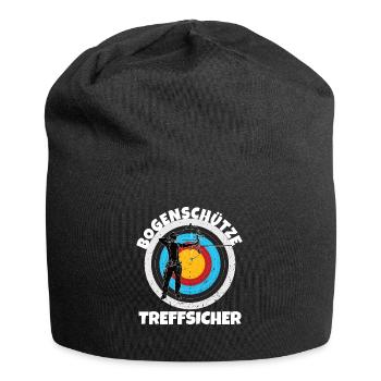 Bogenschütze - Jersey-Beanie - Schwarz - Vorne