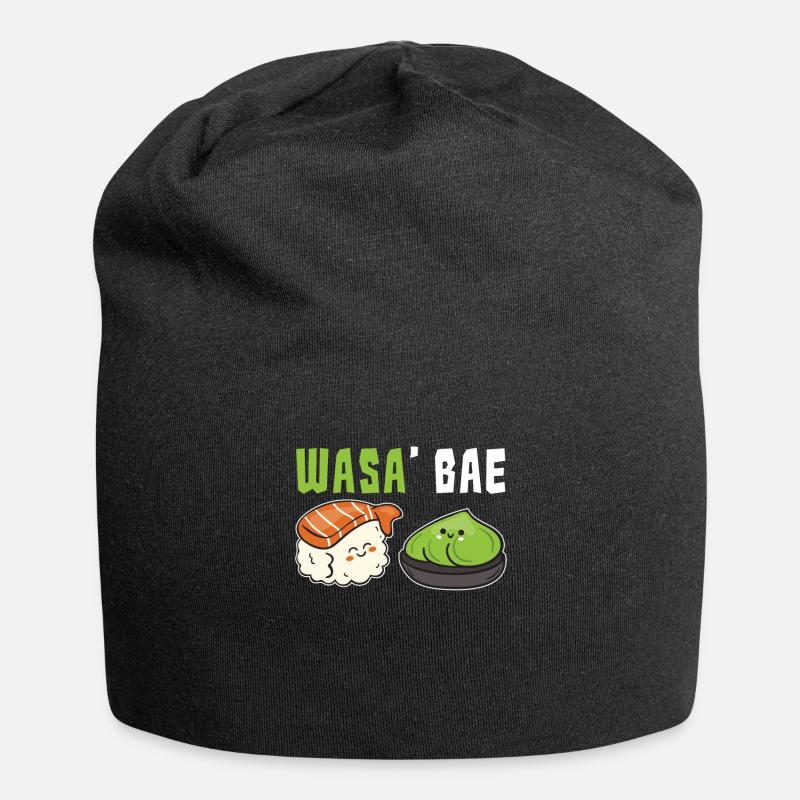 Sushi - Jersey-Beanie - Schwarz