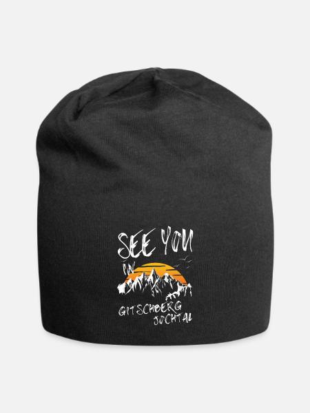 Gitschberg Jochtal snowboarden Ski fahren wandern - Jersey-Beanie - Schwarz