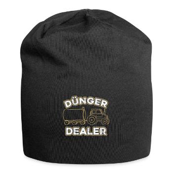 Landwirt Bauer Landwirtschaft - Jersey-Beanie - Schwarz - Vorne