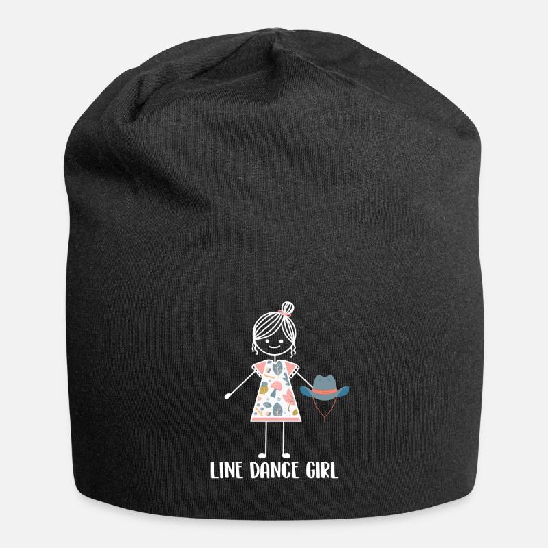 Line Dance Line Dancing - Jersey Beanie - black