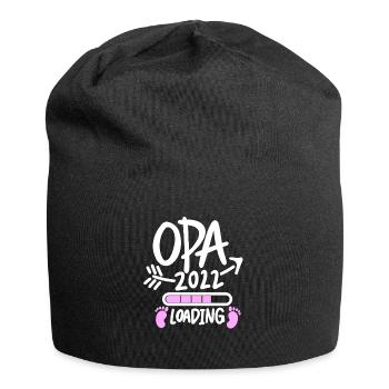 Opa 2022 Loading - Opa werden - Bald Opa - Jersey-Beanie - Schwarz - Vorne