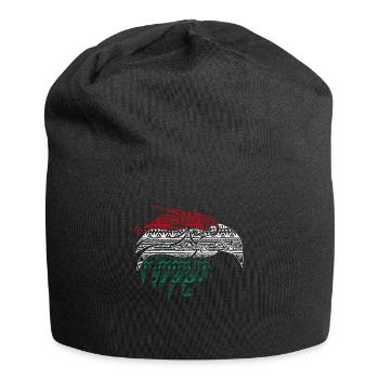 Mexican Eagle Aztec style, - Jersey Beanie - black - Front