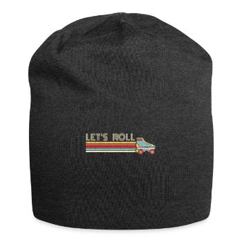 Roller skating, skating, skaters - Jersey Beanie - charcoal grey - Front