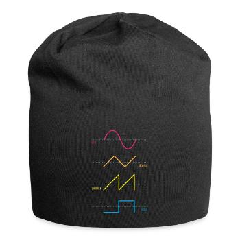 Synthétiseur Audiowaves Analogique Numérique - Bonnet en jersey - noir - Devant