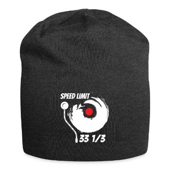 Vinyl Zeichnet Audiophile Musik - Jersey-Beanie - Anthrazit - Vorne