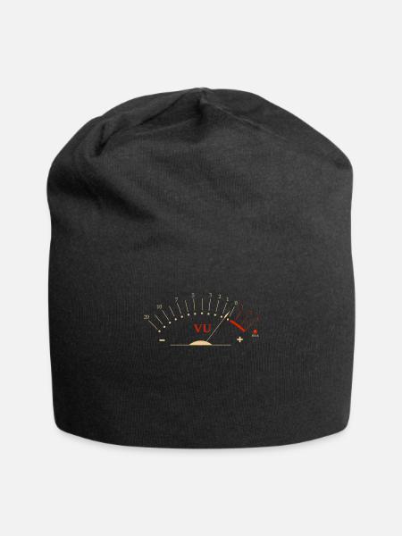 VU Meter, Audiophile HiFi Musiker - Jersey-Beanie - Schwarz