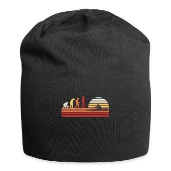 Retro Rowing Rowing Rowing Boat Vintage Rowing - Jersey Beanie - black - Front