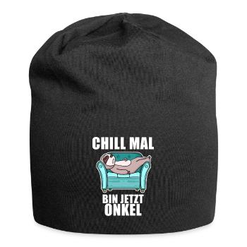 Neffe Onkel Geschenk - Jersey-Beanie - Schwarz - Vorne
