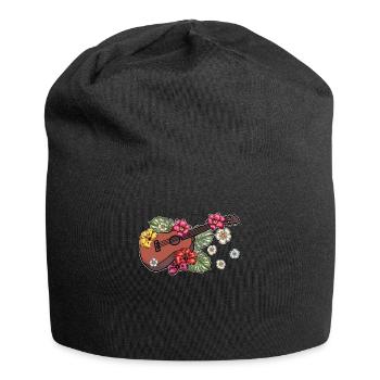 Ukulélé - Bonnet en jersey - noir - Devant