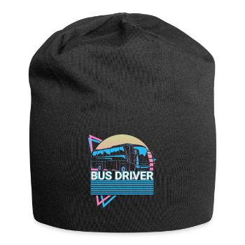 Bus drivers Bus ride Vaporwave Aesthetic Sound - Jersey Beanie - black - Front