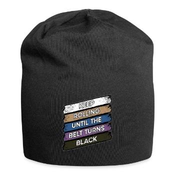 Ceinture noire BJJ - Bonnet en jersey - noir - Devant