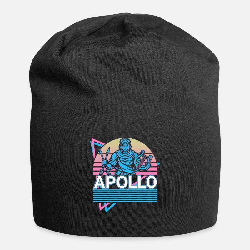 Apollo Griechischer Gott Geschenk - Jersey-Beanie - Schwarz