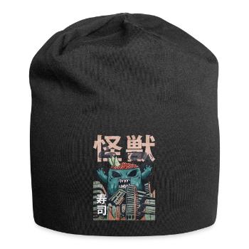 Kaiju Sushi Japanisches Monster Geschenk - Jersey-Beanie - Schwarz - Vorne