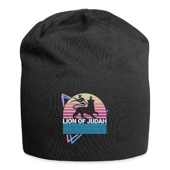Löwe von Juda Jude Jude Hebräisch Israelit Israel - Jersey-Beanie - Schwarz - Vorne
