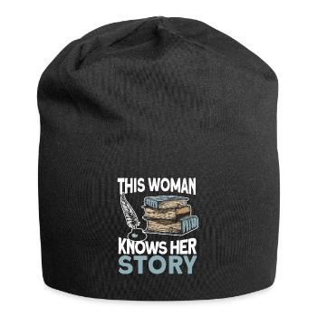 Writer Author - Jersey Beanie - black - Front
