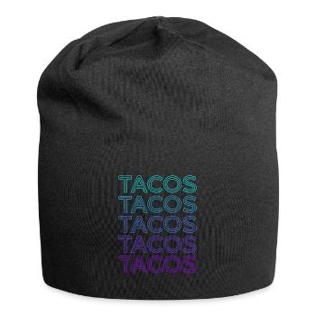 Tacos Retro - Jersey-Beanie - Schwarz - Vorne