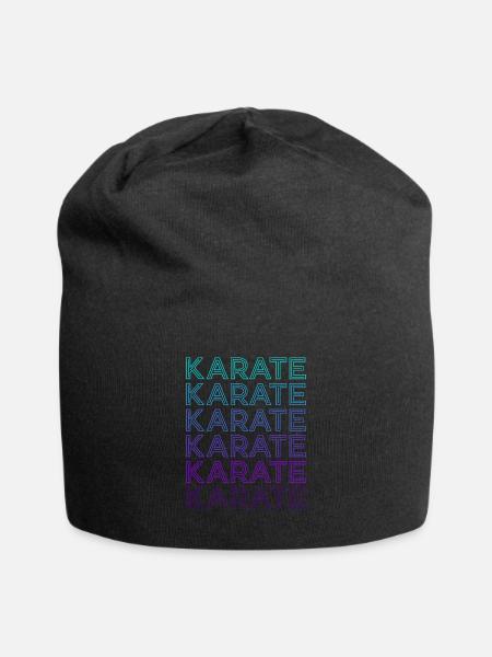 Karaté Rétro - Bonnet en jersey - noir