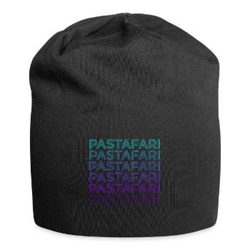 Pastafari Flying Spaghetti Monster FSM Retro - Jersey-Beanie - Schwarz - Vorne