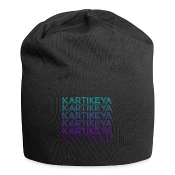 Kartikeya Hindu Gott Mythologie Hinduismus Retro - Jersey-Beanie - Schwarz - Vorne