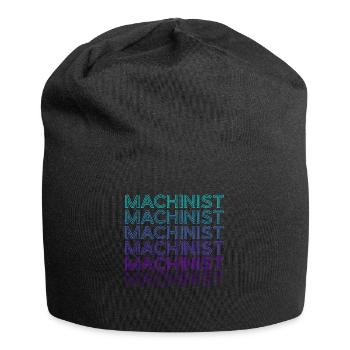 Zerspanungsmechaniker Cnc-Bearbeiter Maschinenbedi - Jersey-Beanie - Schwarz - Vorne
