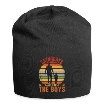 Saturdays Are For The Boys Vintage Retro - Jersey Beanie - black - Front