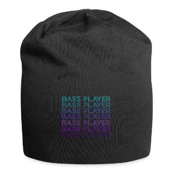 Bassist Bassist Guitarist Guitar Retro - Jersey Beanie - black - Front