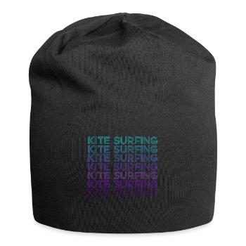Kitesurfen Retro - Jersey-Beanie - Schwarz - Vorne