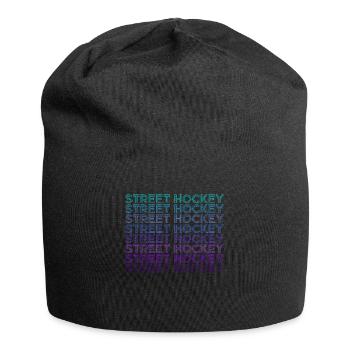 Street Hockey Player Team Coach Coach Retro - Jersey Beanie - black - Front