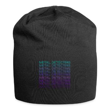 Rétro de détection de métaux - Bonnet en jersey - noir - Devant