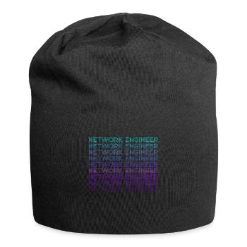 Technicien réseau Retro - Bonnet en jersey - noir - Devant