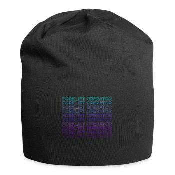 Forklift Driver Forklift Driver Retro - Jersey Beanie - black - Front