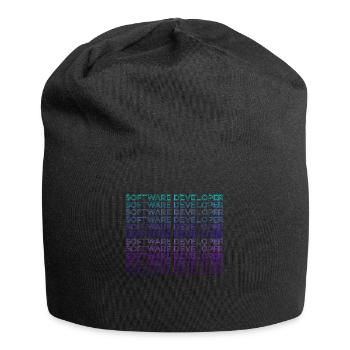 Développeur de logiciels Programmeur informatique Retro - Bonnet en jersey - noir - Devant