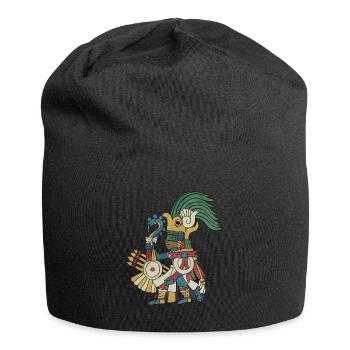 Huitzilopochtli Aztèque Dieu Aztèque Mythologie Maya - Bonnet en jersey - noir - Devant