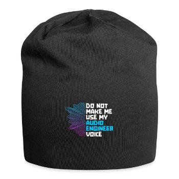 Tontechniker Sound Audio Engineer - Jersey-Beanie - Schwarz - Vorne