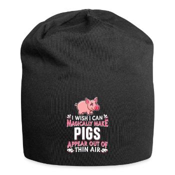 Éleveur de porcs Éleveur de porcs Éleveur de porcs - Bonnet en jersey - noir - Devant