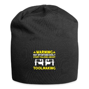 Tool Mechanic Toolmaker Tool & The Maker - Jersey Beanie - black - Front