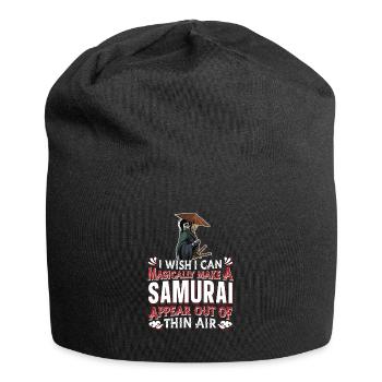 Samurai - Jersey-Beanie - Schwarz - Vorne